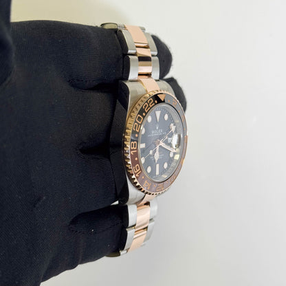 Rolex GMT Master II 40mm Black Dot Dial Watch Ref# 126711CHNR - Happy Jewelers Fine Jewelry Lifetime Warranty