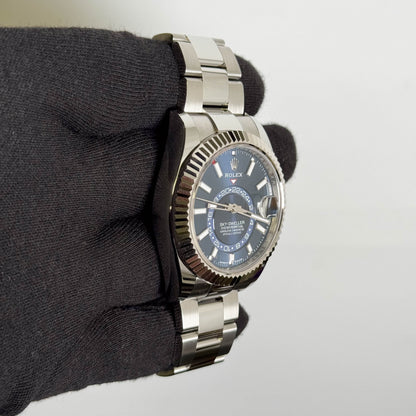 Rolex Sky-Dweller 42mm Blue Dial Watch Ref# 336934