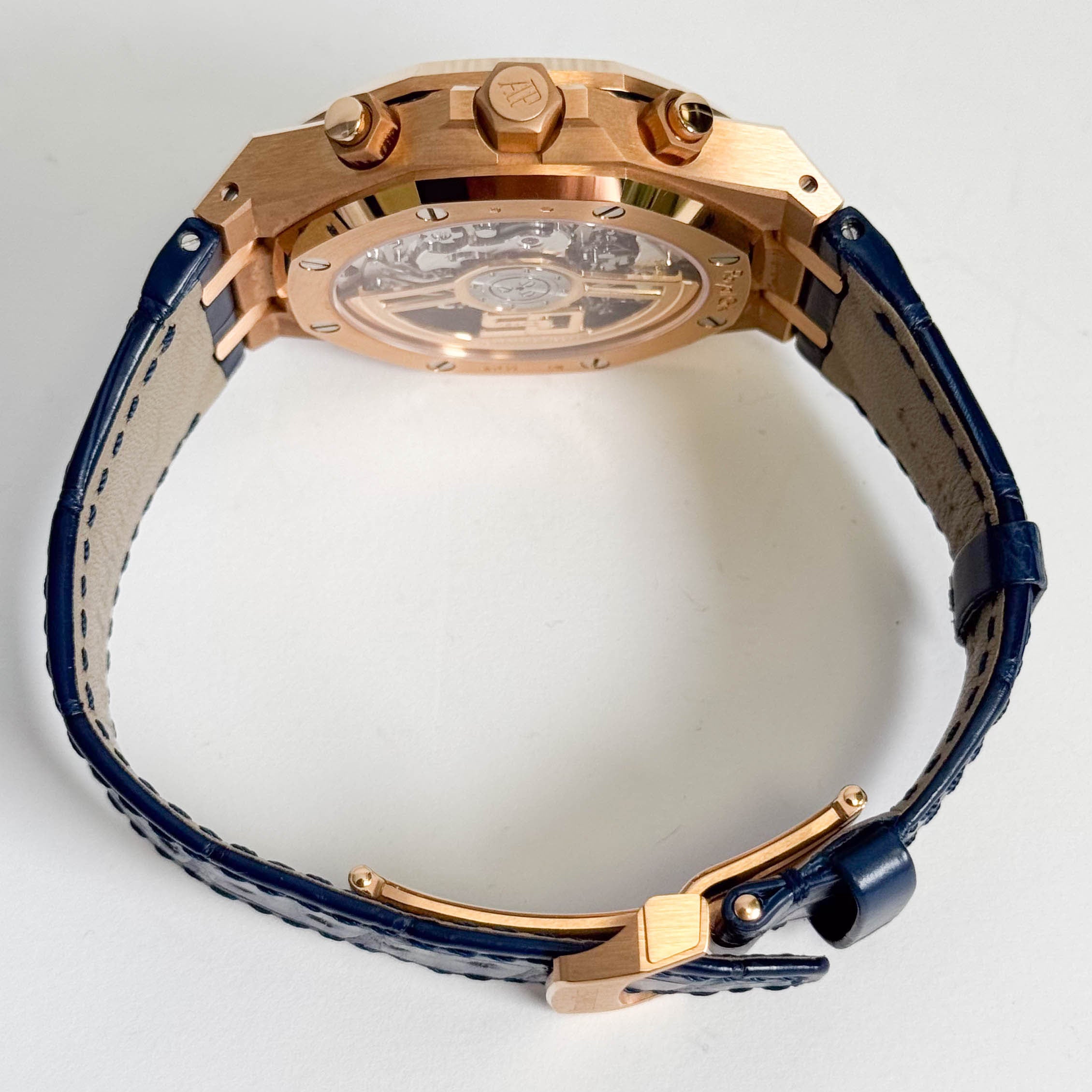 Audemars Piguet Royal Oak 41mm Blue Dial Watch Ref# 26240OR.OO.D315CR.01 - Happy Jewelers Fine Jewelry Lifetime Warranty