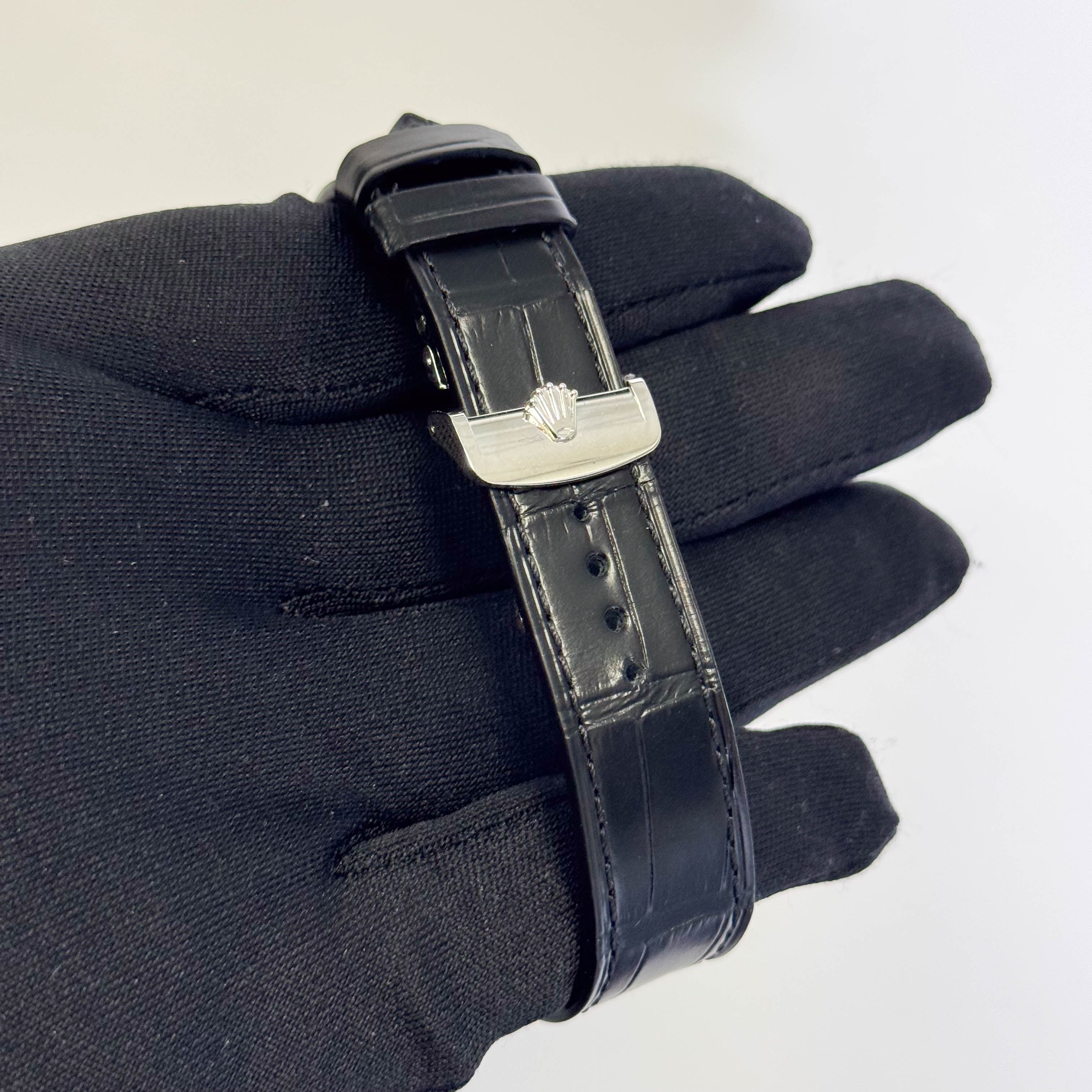 Rolex Perpetual 1908 39mm Ice Blue Dial Watch Ref# 52506 - Happy Jewelers Fine Jewelry Lifetime Warranty