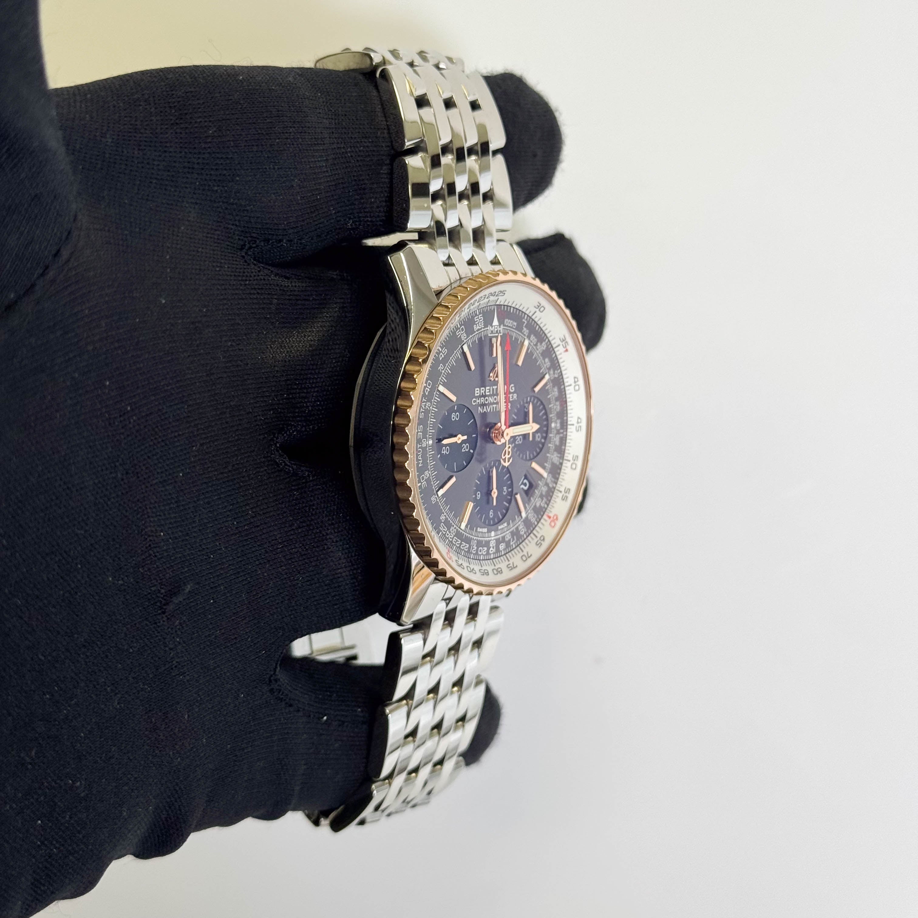 Breitling Navitimer 43mm Gray Dial Watch Ref# UB0121211F1A1 - Happy Jewelers Fine Jewelry Lifetime Warranty