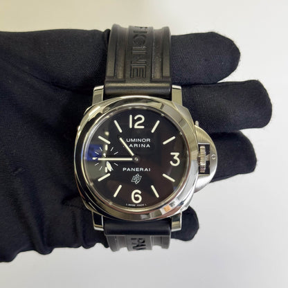 Panerai Luminor Marina 44mm Black Dial Watch Ref# PAM00005 - Happy Jewelers Fine Jewelry Lifetime Warranty