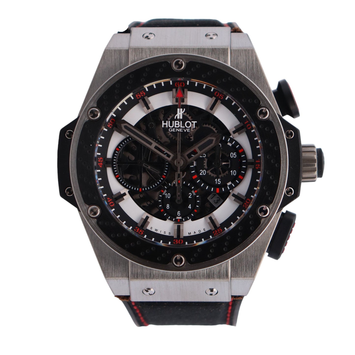 Hublot King Power 48mm Openwork Dial Watch Ref# 710.ZM.1123.NR.FJP11