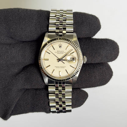 Rolex Datejust 36mm Silver Dial Watch Ref# 1601