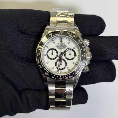 Rolex Daytona 40mm White Dial Watch Ref# 126500LN - Happy Jewelers Fine Jewelry Lifetime Warranty