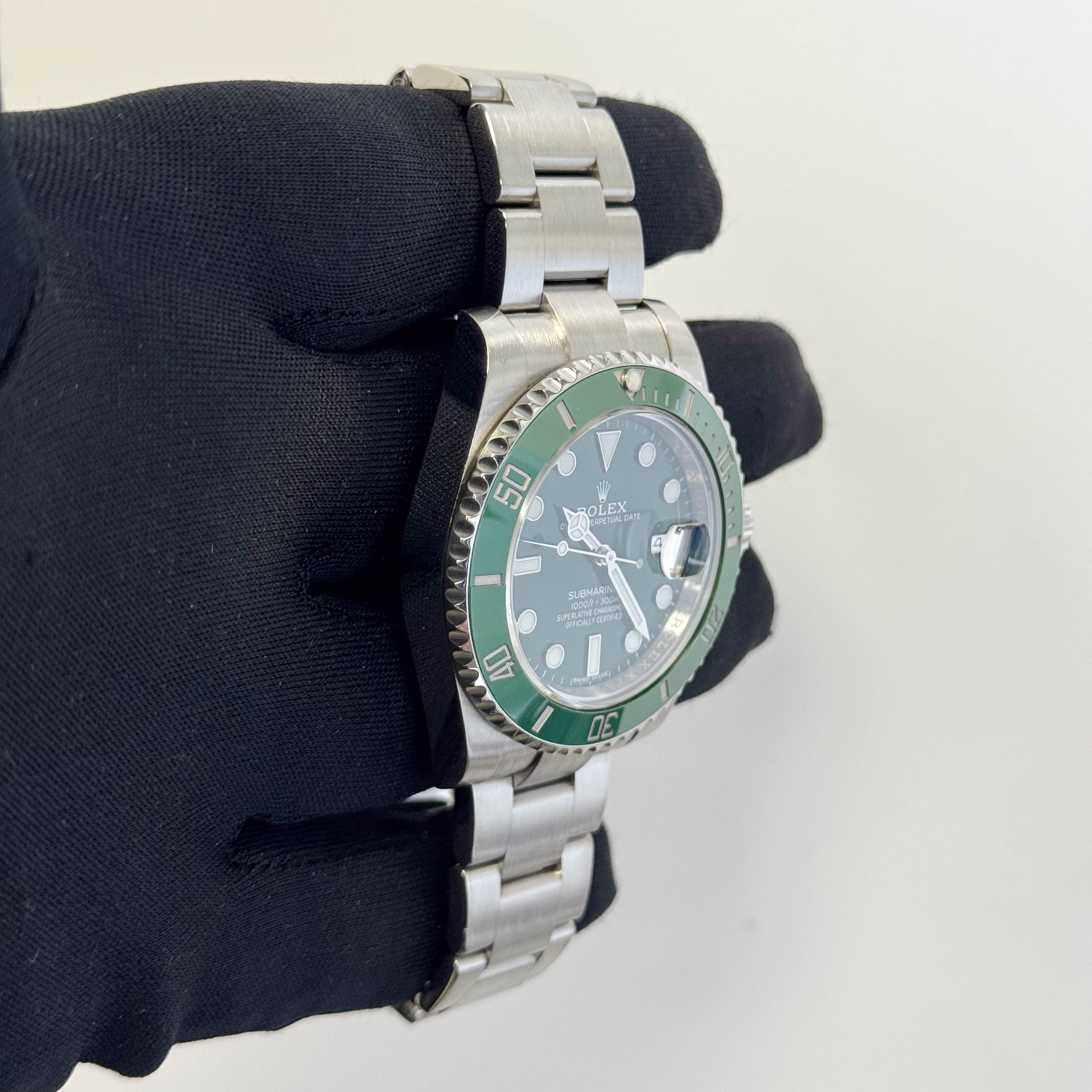 Rolex Submariner 40mm Green Dial Watch Ref# 116610LV - Happy Jewelers Fine Jewelry Lifetime Warranty