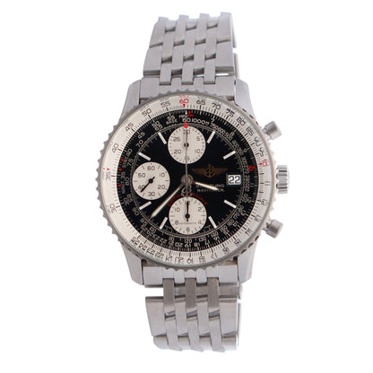 Breitling Navitimer 41mm Black Dial Watch Ref# A13330 - Happy Jewelers Fine Jewelry Lifetime Warranty