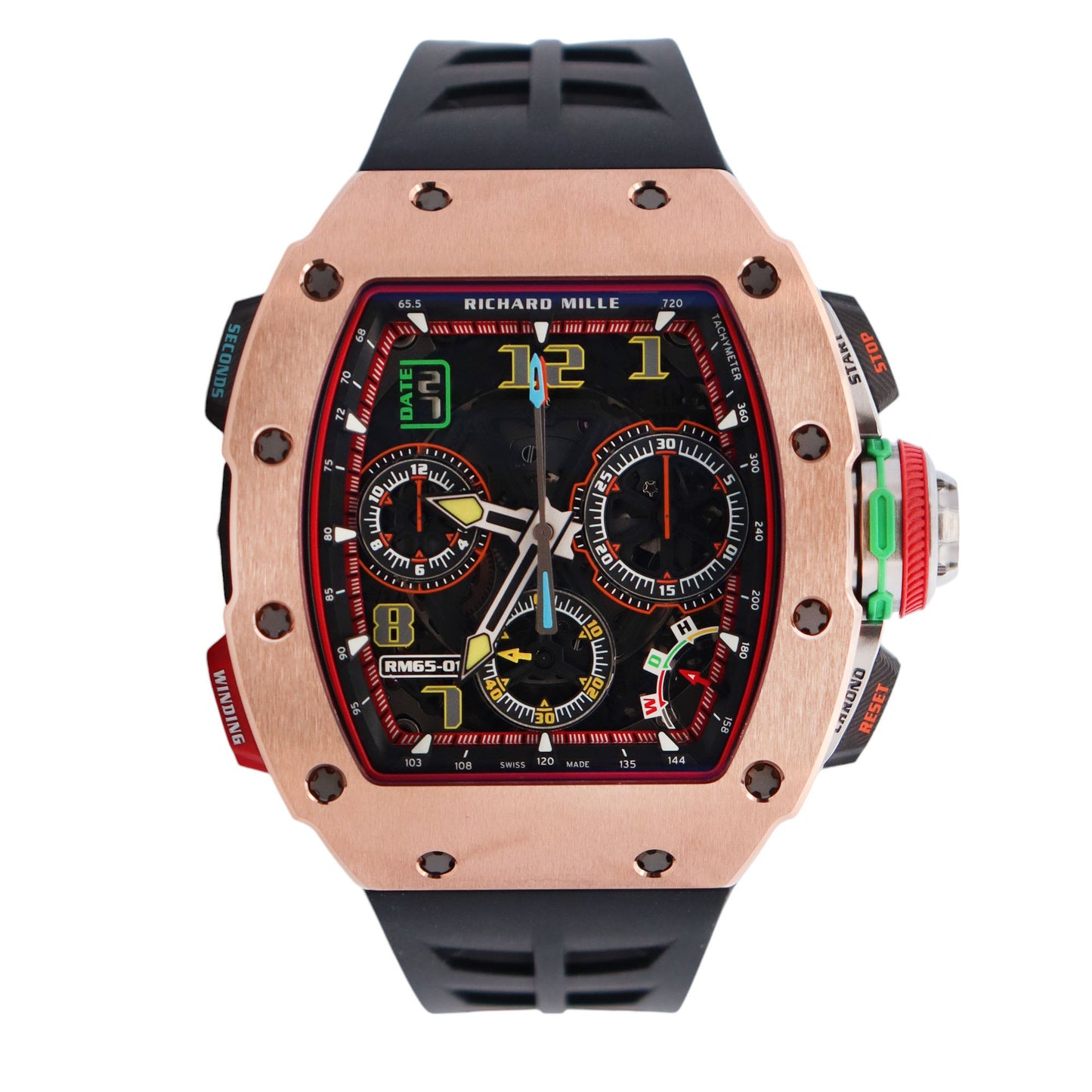 Richard Mille RM65-01 40mm Openwork Dial Watch Ref# RM65-01