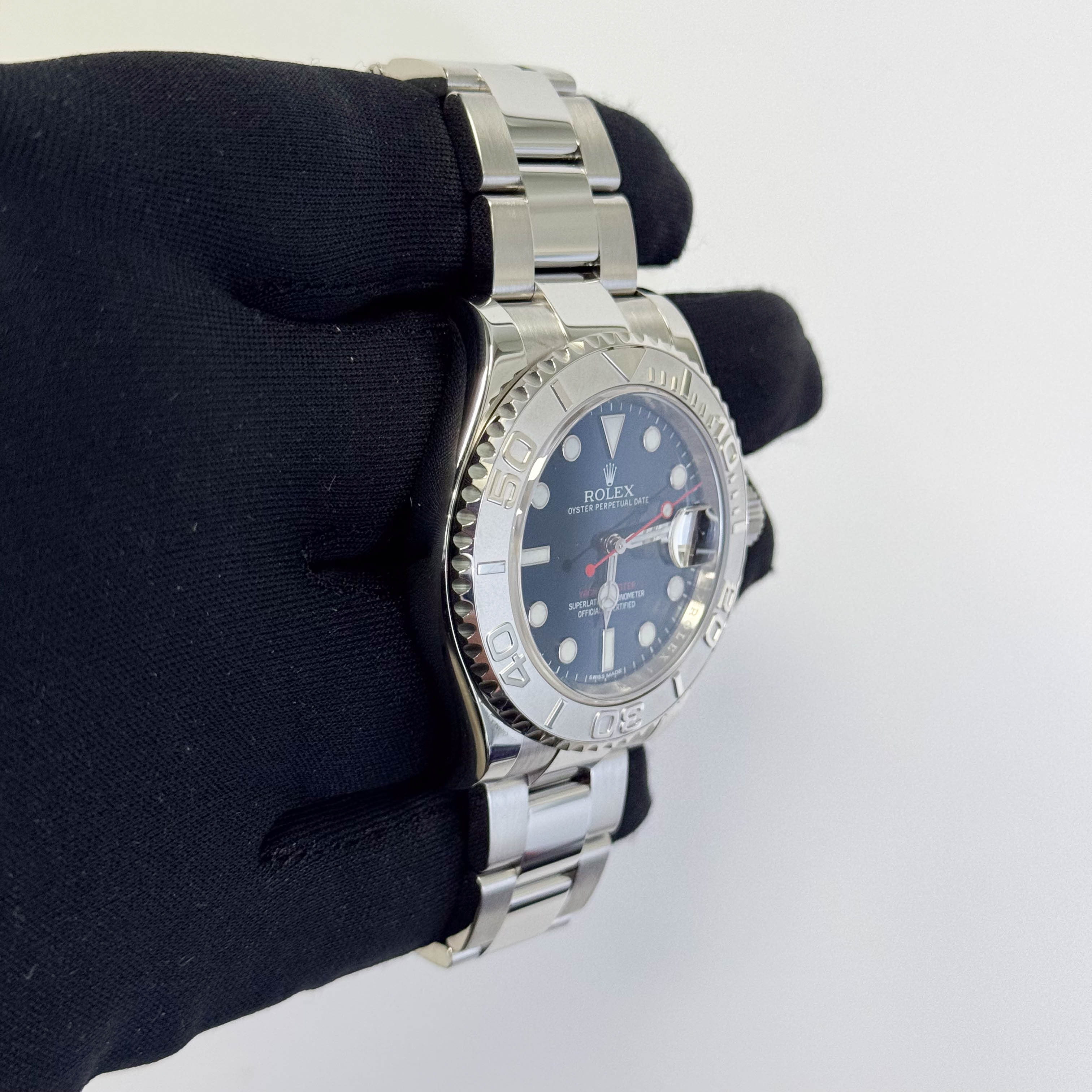 Rolex Yacht-Master 40mm Blue Dial Watch Ref# 116622 - Happy Jewelers Fine Jewelry Lifetime Warranty