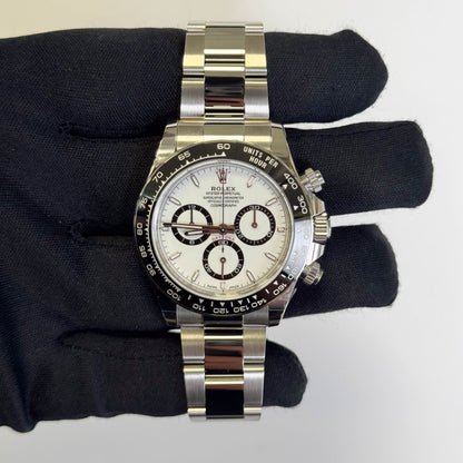Rolex Daytona 40mm White Dial Watch Ref# 126500LN - Happy Jewelers Fine Jewelry Lifetime Warranty