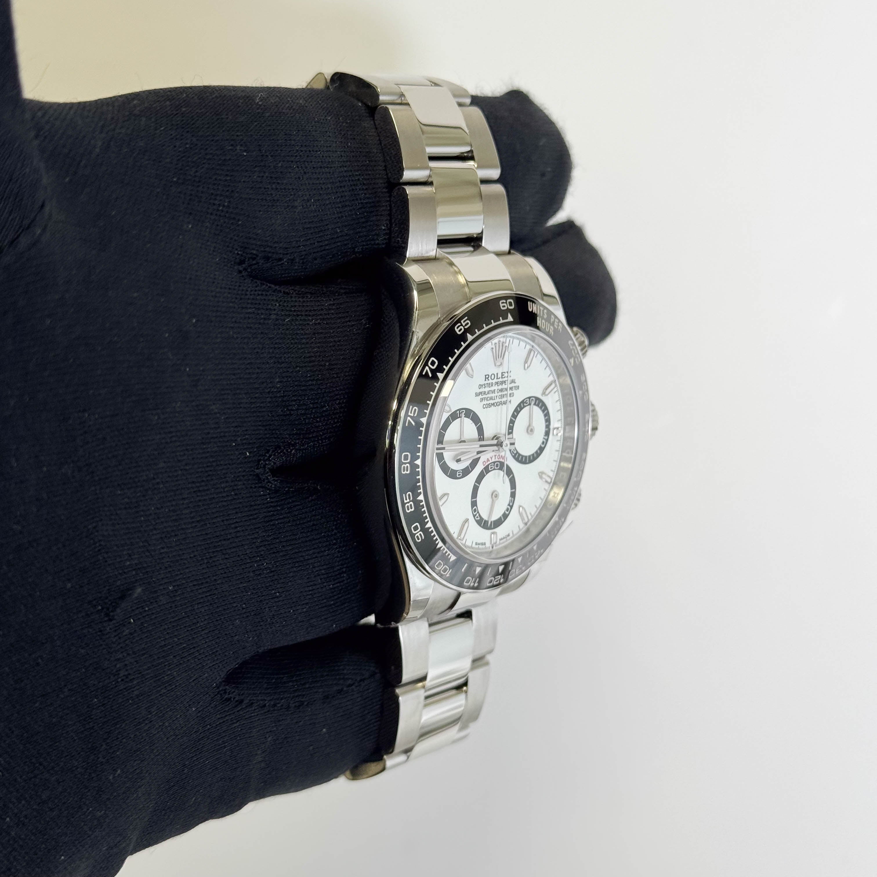 Rolex Daytona 40mm White Dial Watch Ref# 126500LN - Happy Jewelers Fine Jewelry Lifetime Warranty