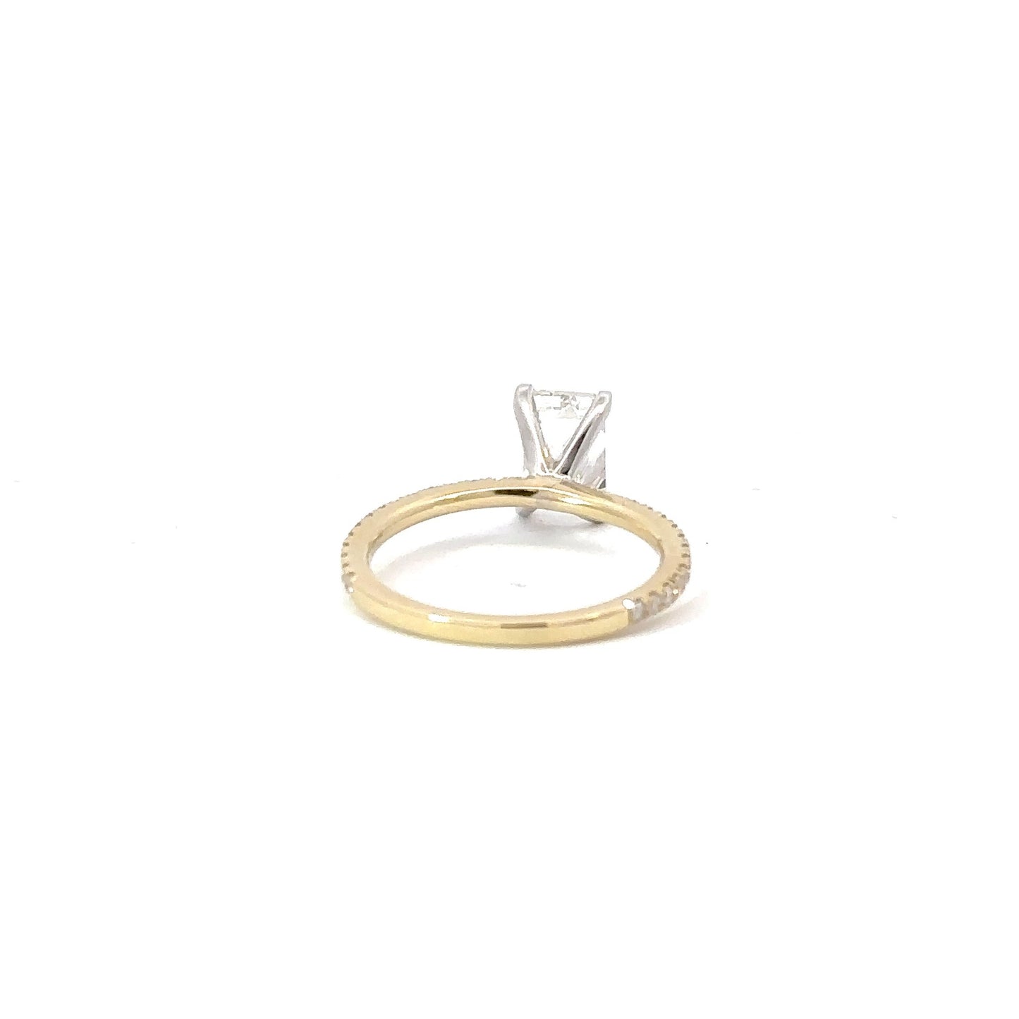 1.70 Carat Emerald Natural Diamond Engagement Ring - Happy Jewelers Fine Jewelry Lifetime Warranty