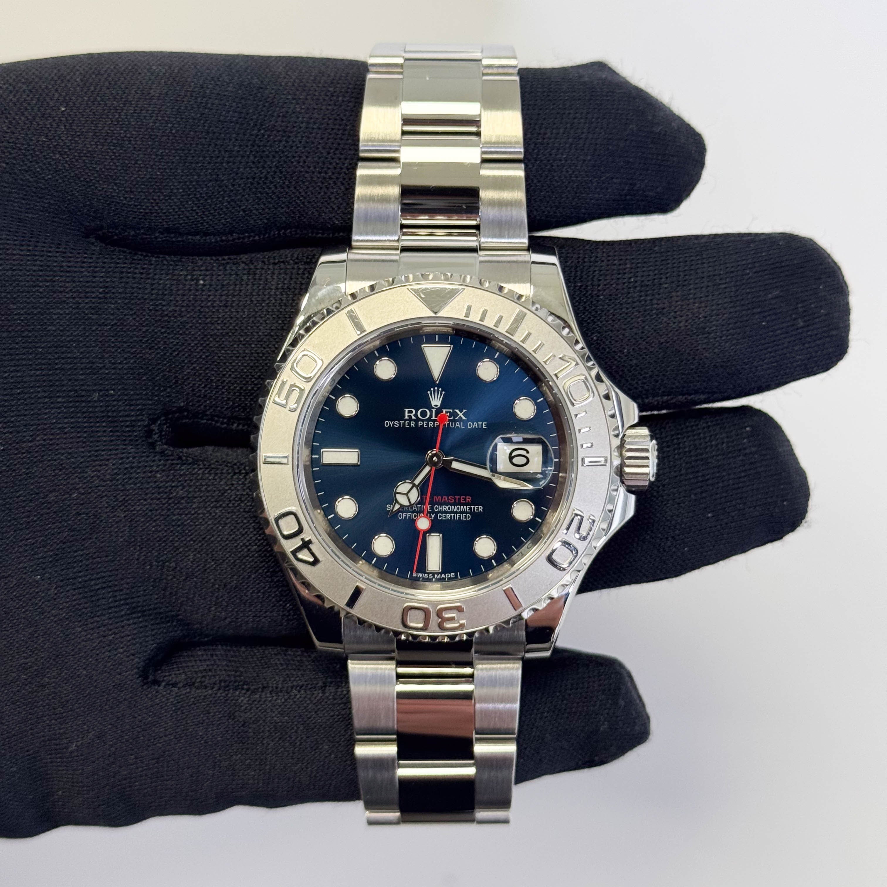 Rolex Yacht-Master 40mm Blue Dial Watch Ref# 116622 - Happy Jewelers Fine Jewelry Lifetime Warranty