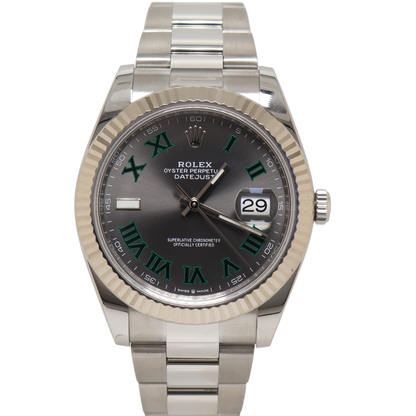 Rolex Datejust 41mm Grey Dial Watch Ref# 126334 - Happy Jewelers Fine Jewelry Lifetime Warranty