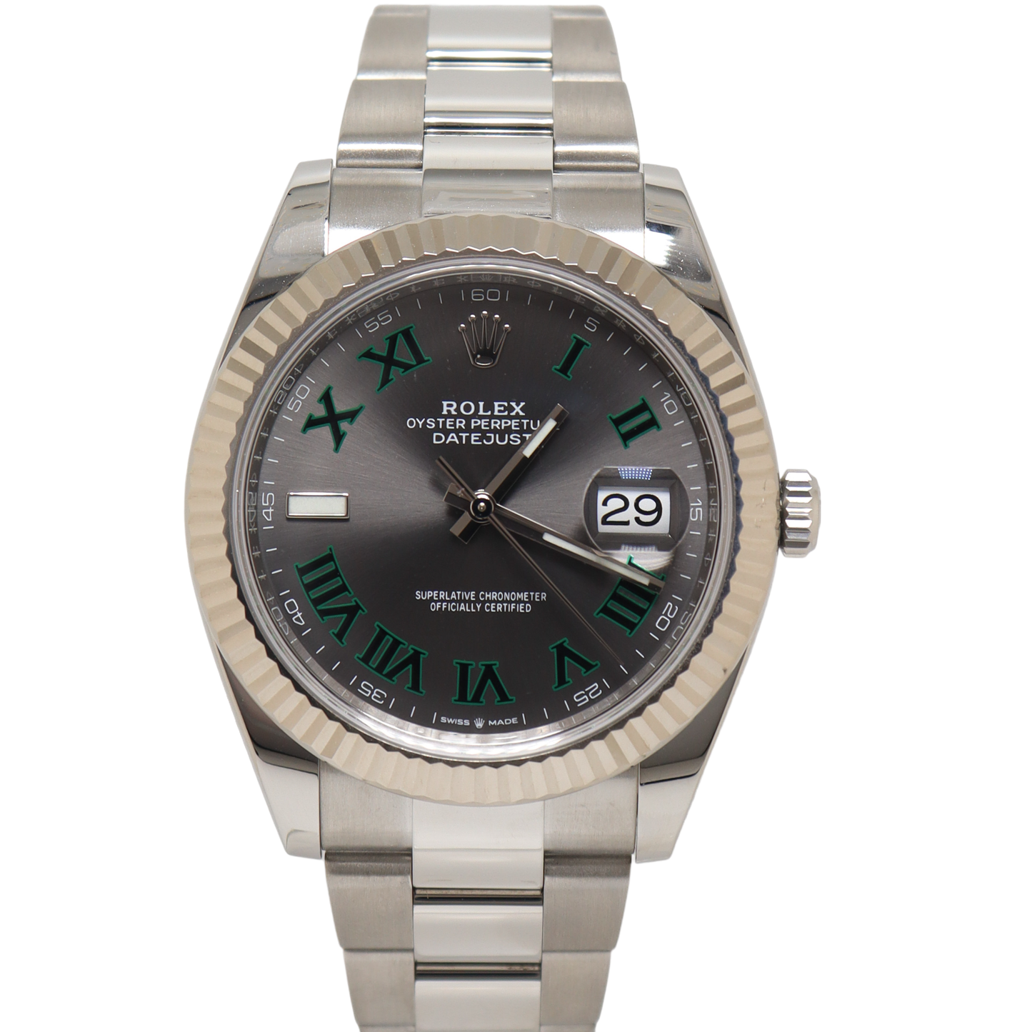 Rolex Datejust 41mm Grey Dial Watch Ref# 126334