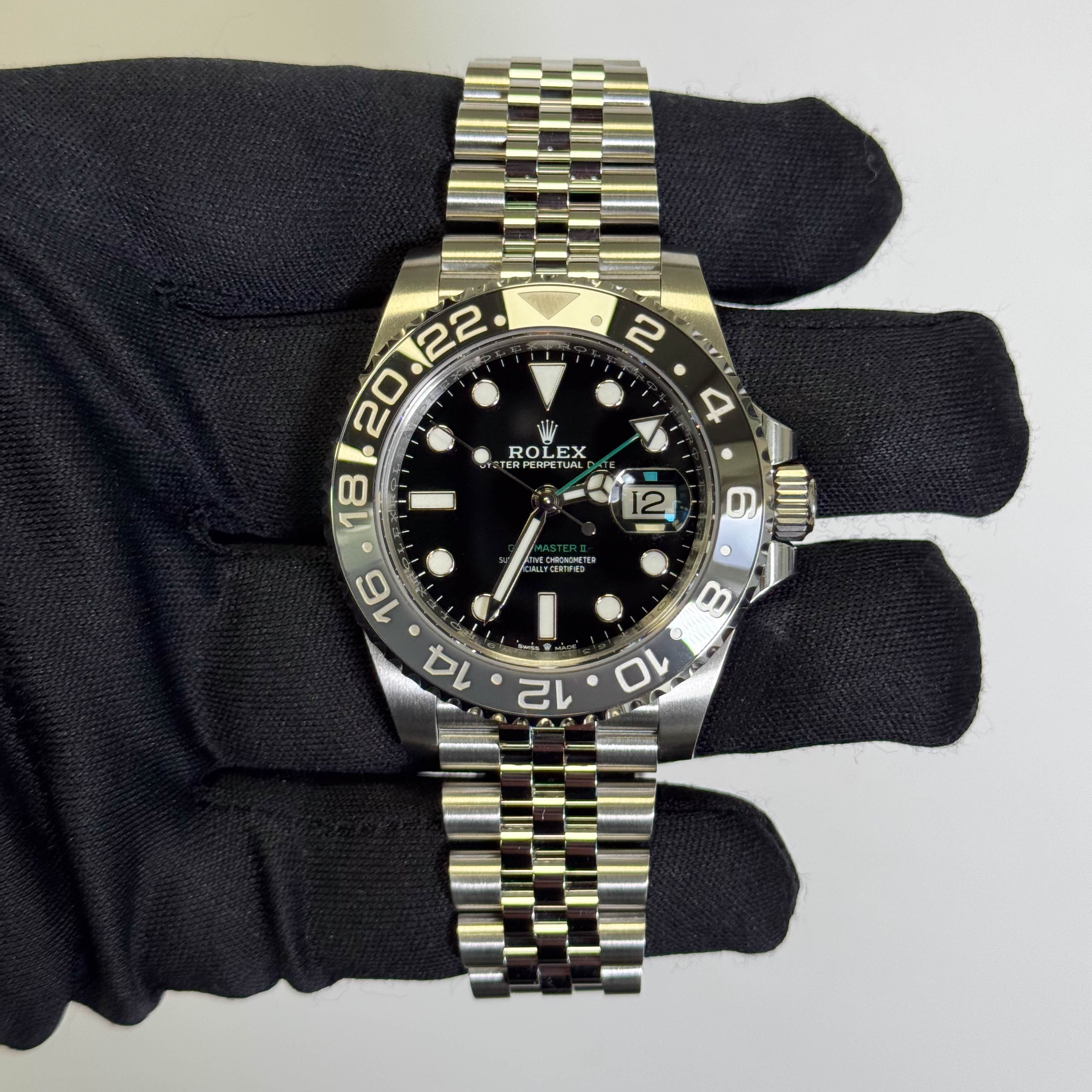 Rolex GMT-Master II 40mm Black Dial Ref# 126710GRNR - Happy Jewelers Fine Jewelry Lifetime Warranty