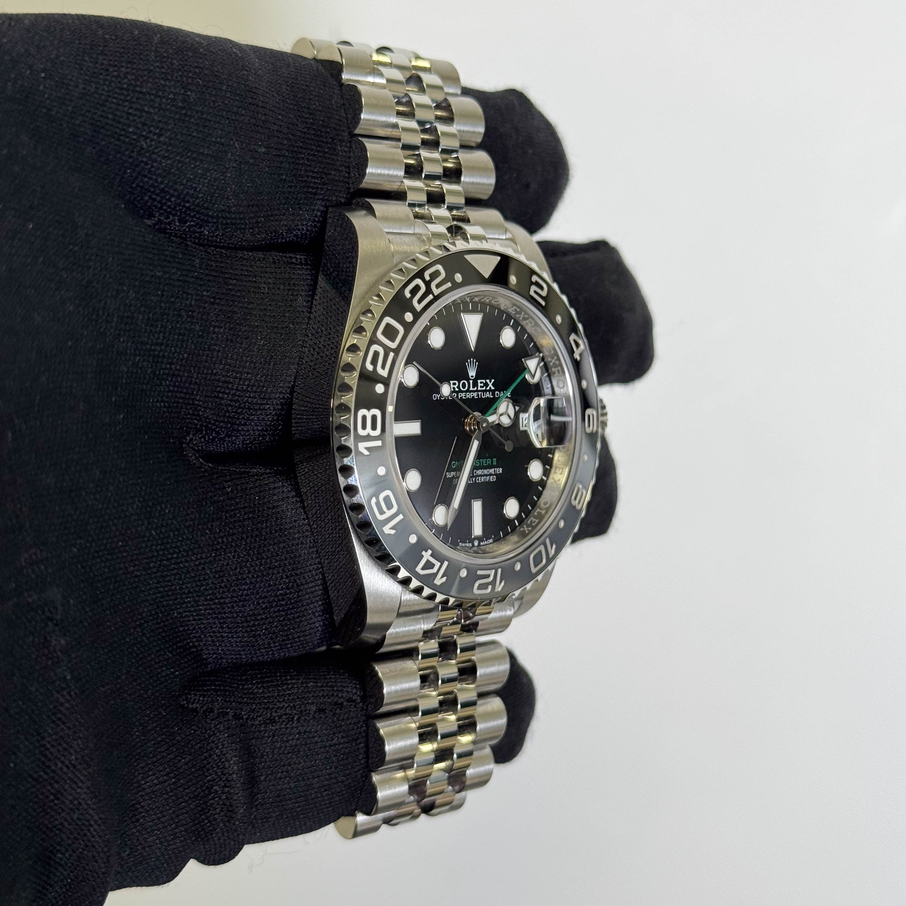 Rolex GMT-Master II 40mm Black Dial Ref# 126710GRNR - Happy Jewelers Fine Jewelry Lifetime Warranty