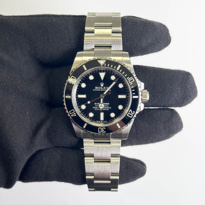 Rolex Submariner 41mm Black Dial Watch Ref# 124060