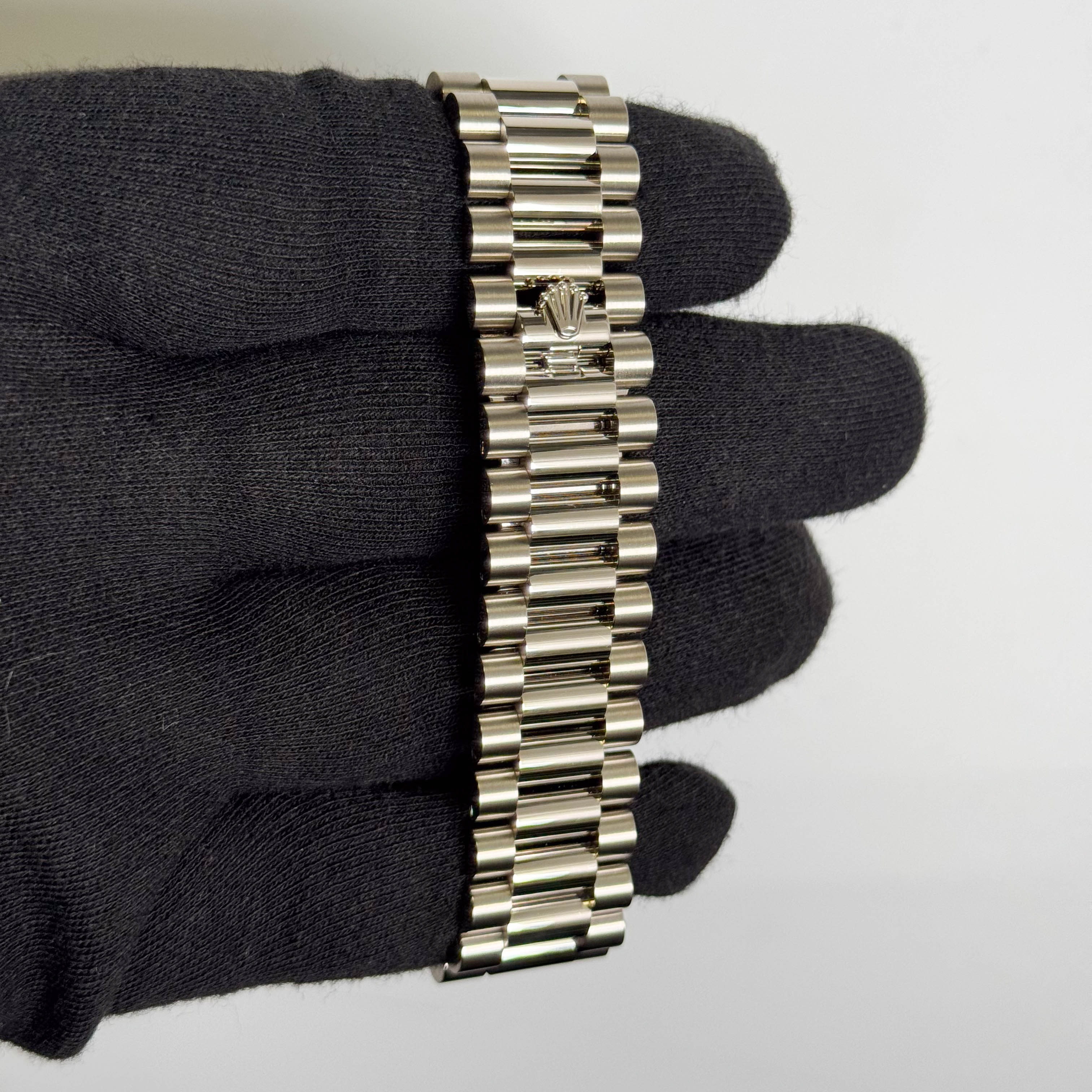 Rolex Day-Date White Gold 40mm Metorite Dial Watch Ref# 228349RBR