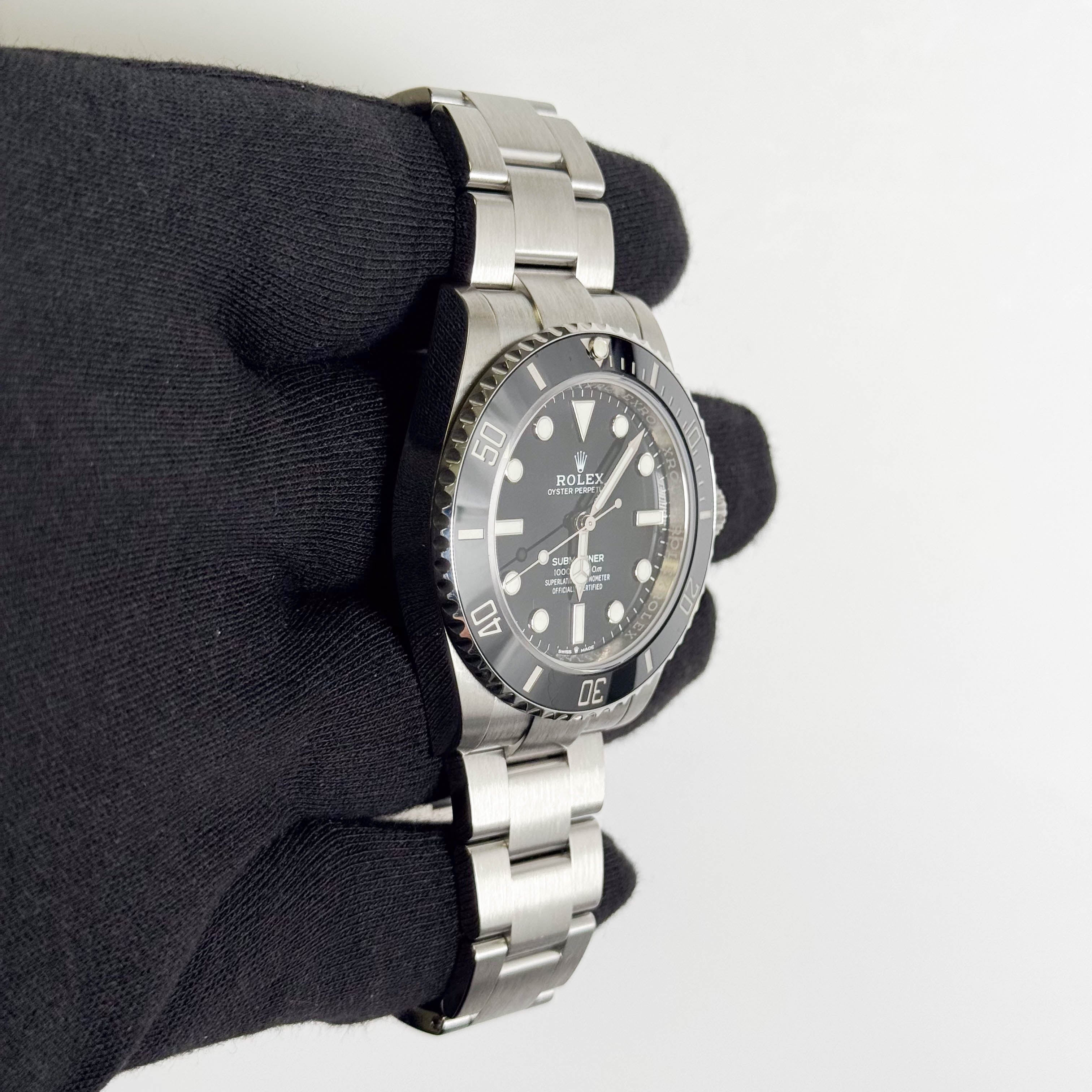 Rolex Submariner 41mm Black Dial Watch Ref# 124060