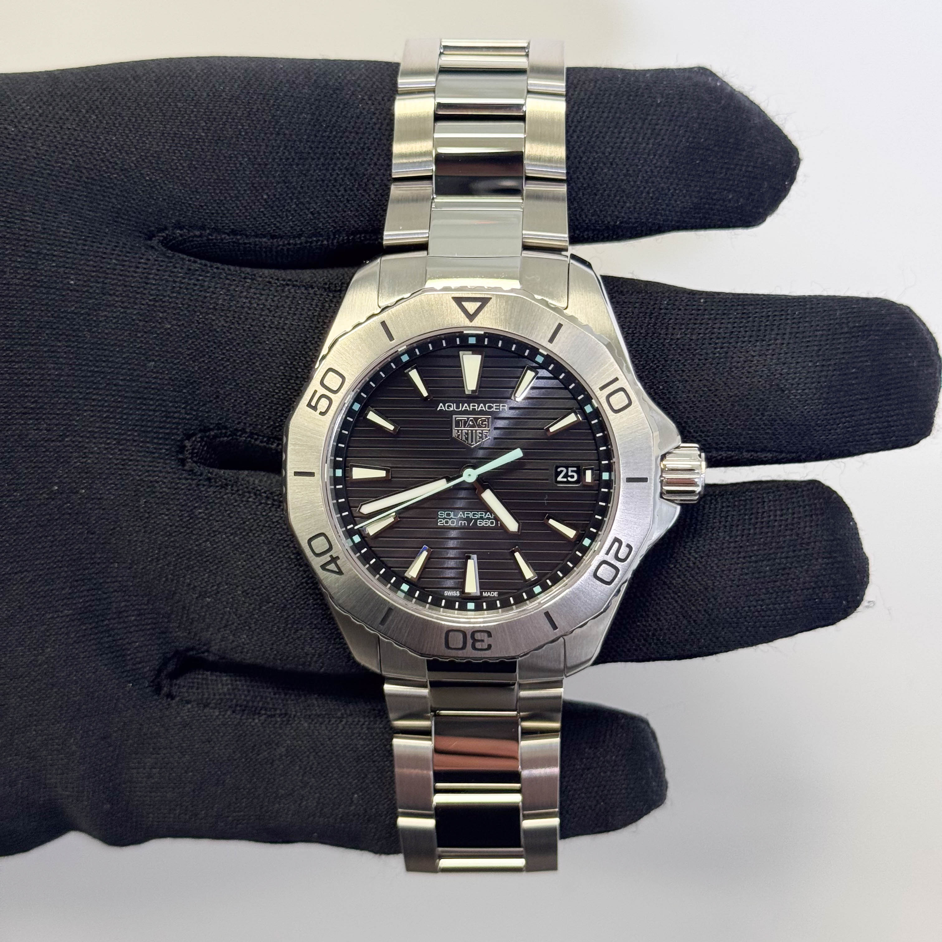 Tag Heuer Aquaracer 40mm Black Dial Watch Ref: WBP1114.BA0000 - Happy Jewelers Fine Jewelry Lifetime Warranty