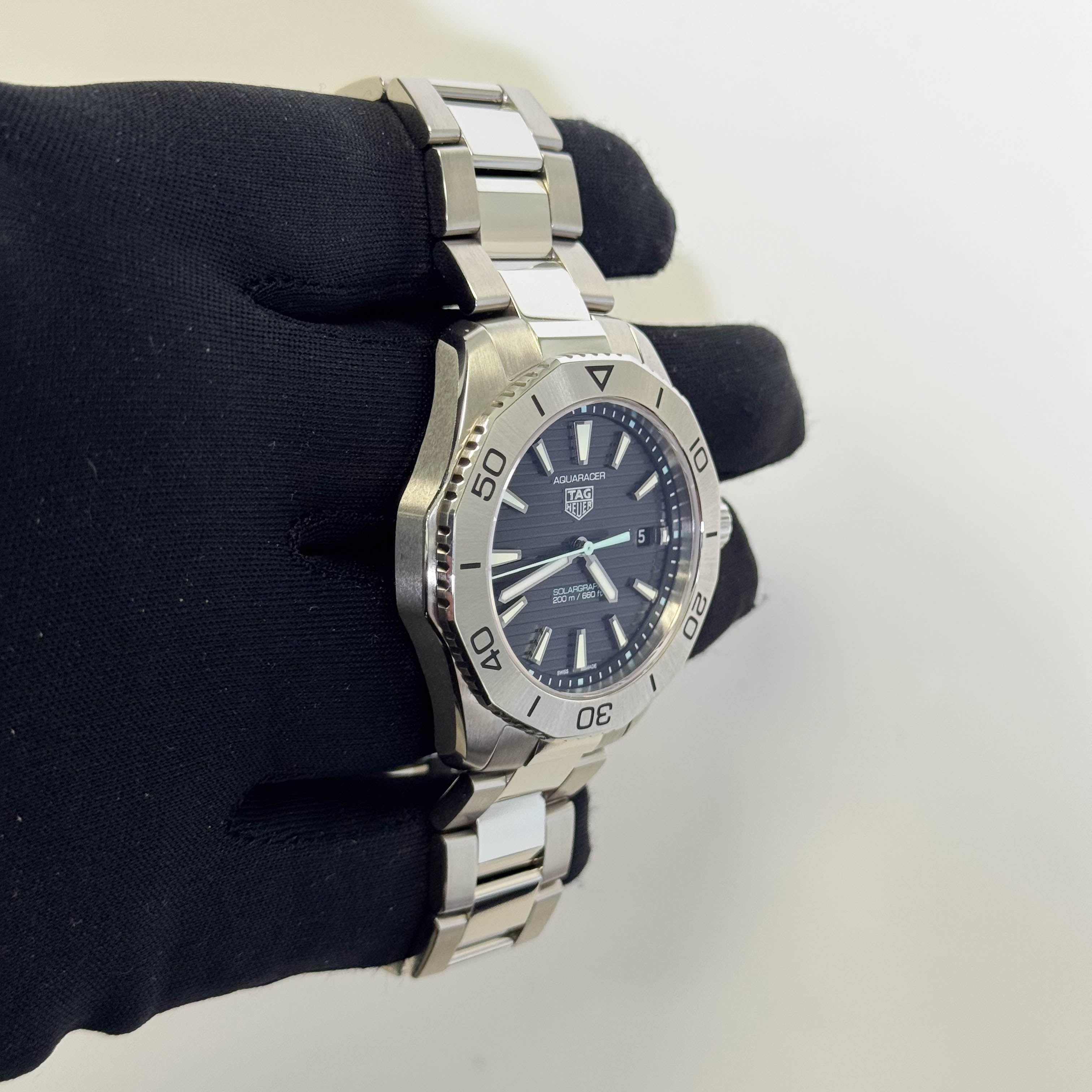 Tag Heuer Aquaracer 40mm Black Dial Watch Ref: WBP1114.BA0000 - Happy Jewelers Fine Jewelry Lifetime Warranty