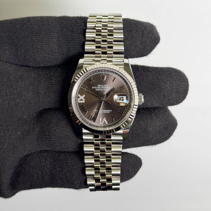 Rolex Datejust 36mm Rhodium Dial Watch Ref: 126234