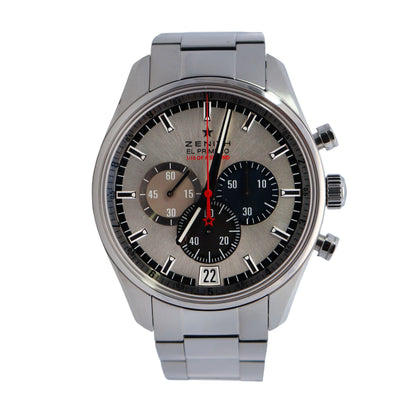 Zenith El Primero 42mm Silver Dial Watch Ref# 03.2041.4052 - Happy Jewelers Fine Jewelry Lifetime Warranty