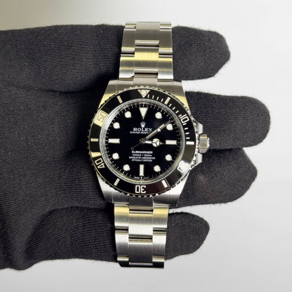 Rolex Submariner 41mm Black Dial Watch Ref# 124060