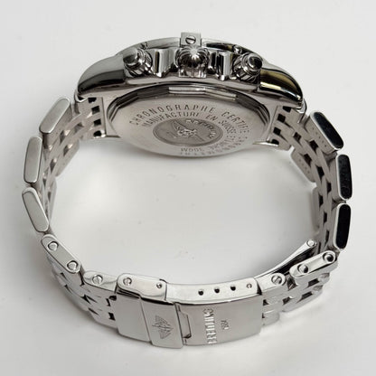 Breitling Chronomat 44mm White Chronograph Dial Watch Ref# A13356 - Happy Jewelers Fine Jewelry Lifetime Warranty