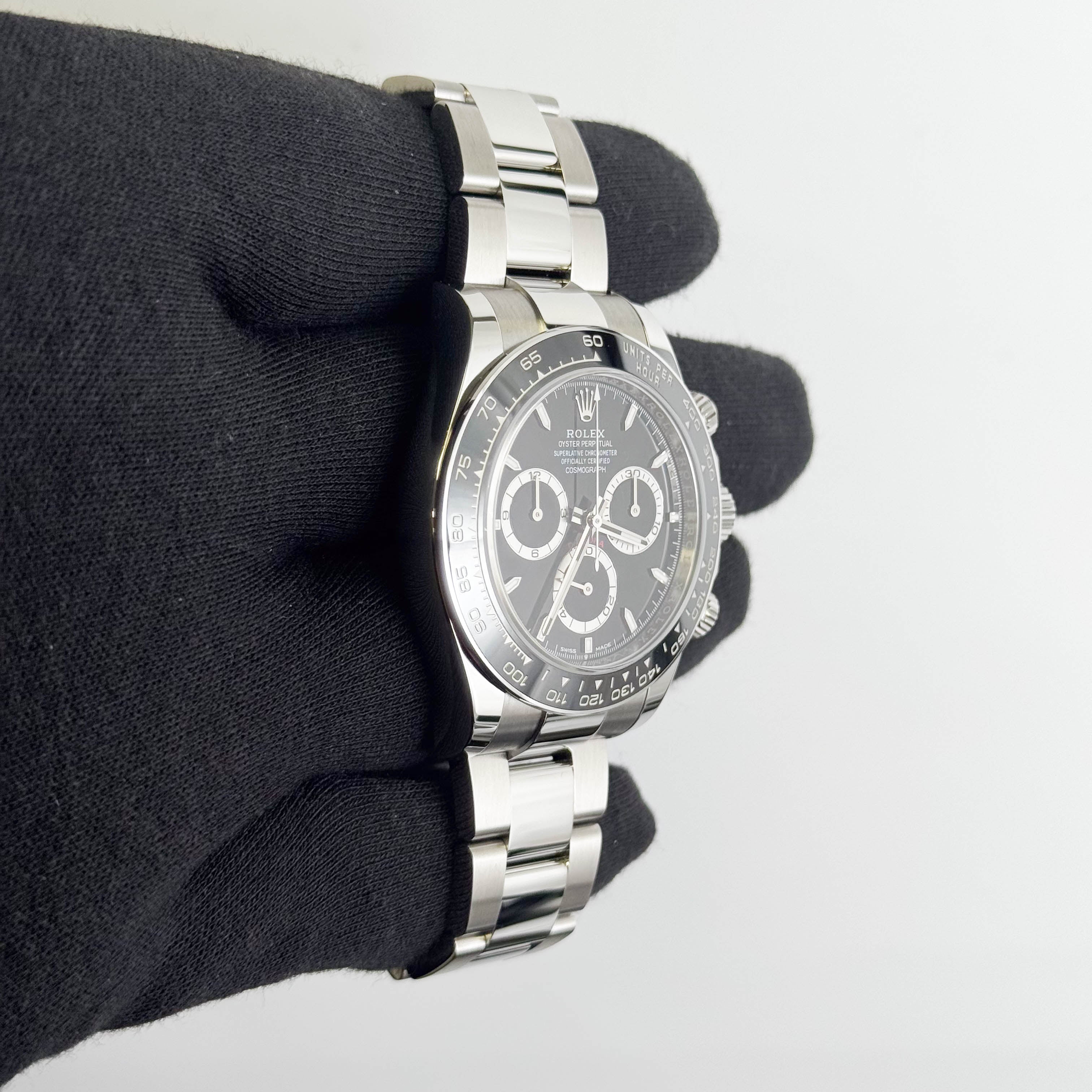 Rolex Daytona 40mm Black Dial Watch Ref# 126500LN