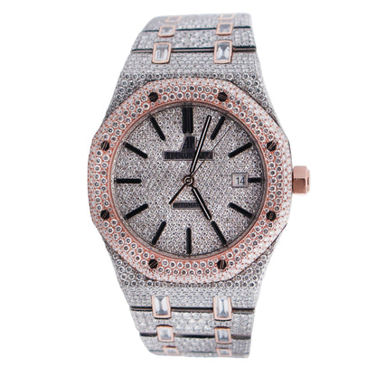 Audemars Piguet Royal Oak 41mm Pave Dial Watch - Happy Jewelers Fine Jewelry Lifetime Warranty