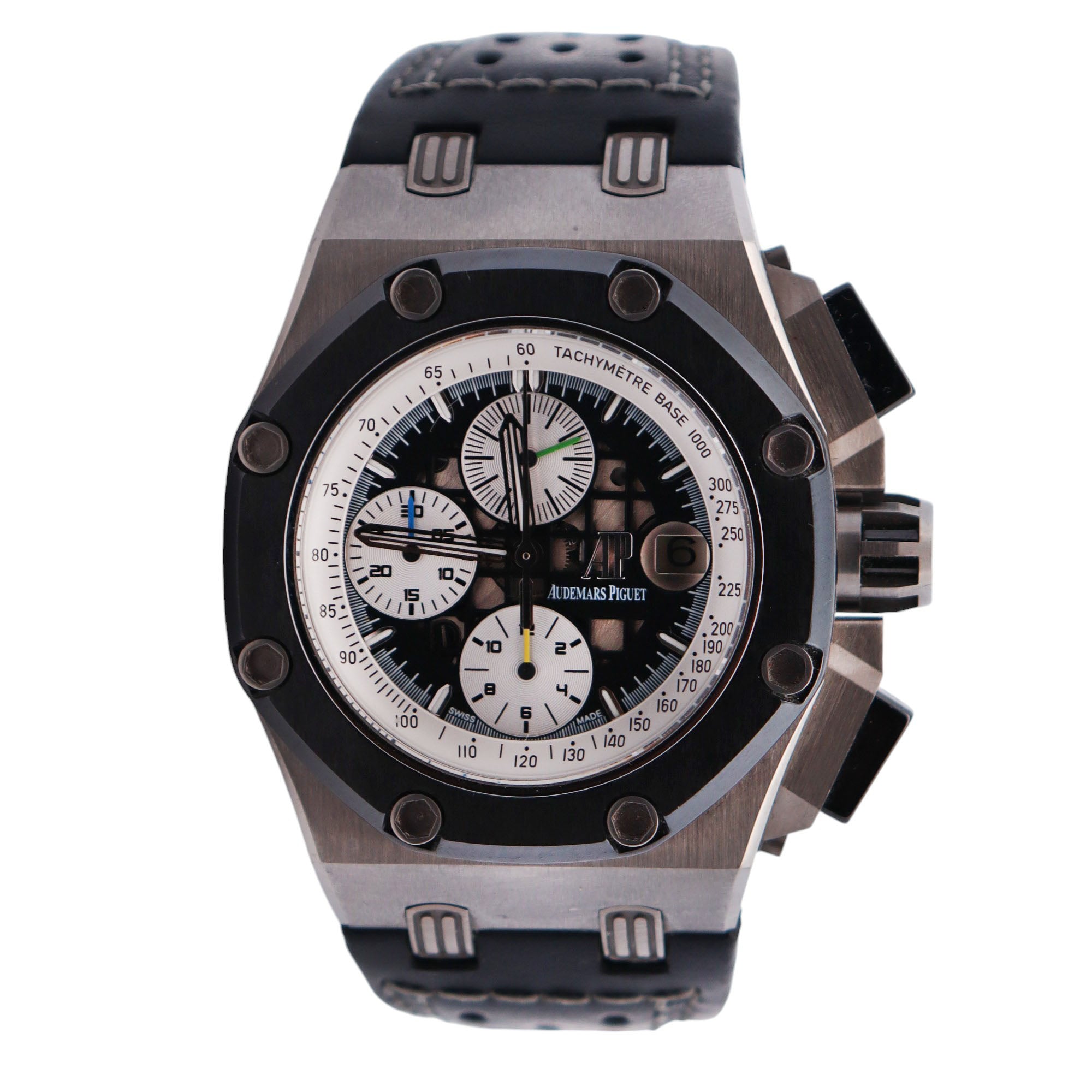 Audemars Piguet Royal Oak 44mm Openwork Dial Watch Ref# 26078IO.OO.D001VS.01 - Happy Jewelers Fine Jewelry Lifetime Warranty
