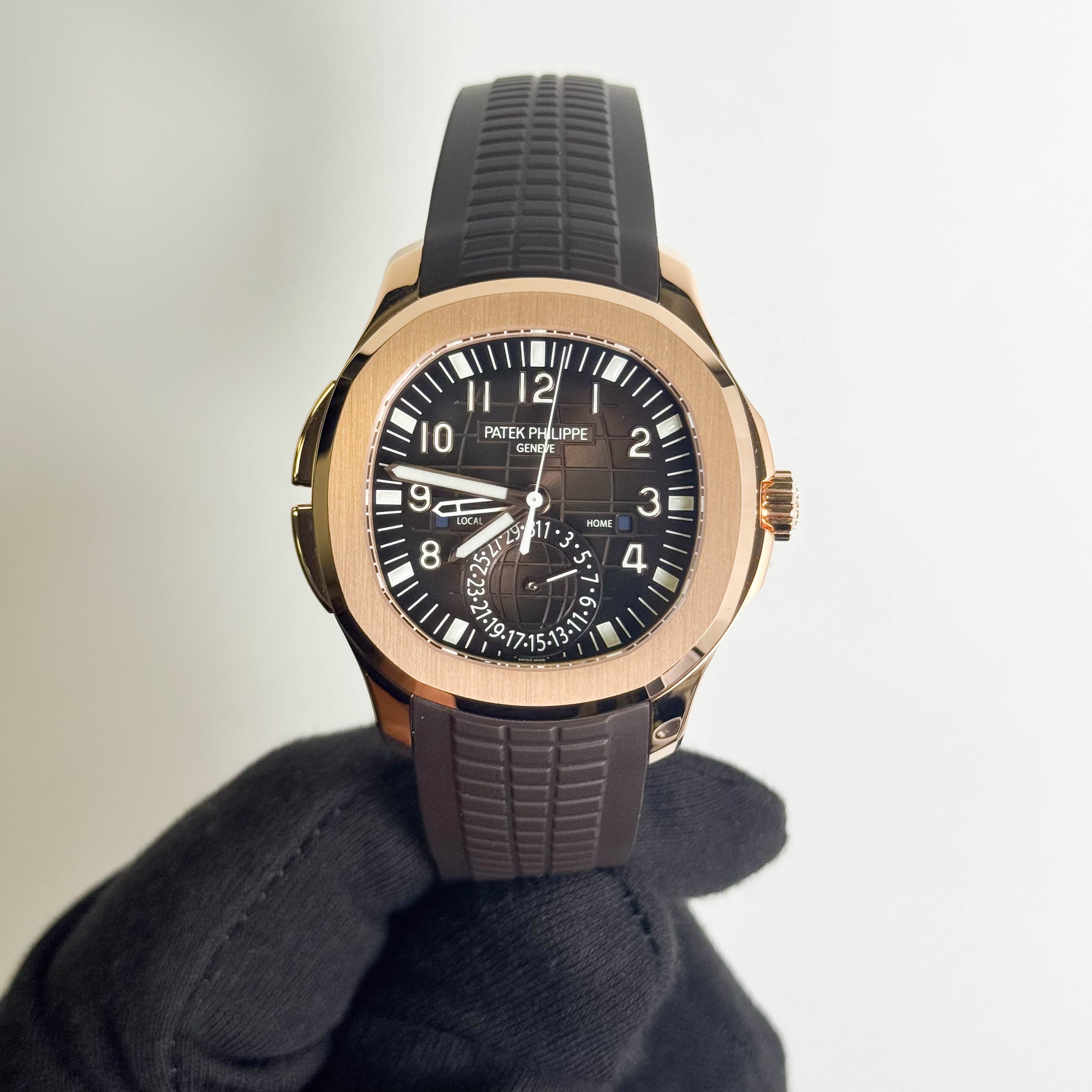 Patek Philippe Aquanaut 40.8mm Brown Dial Watch Ref# 5164R-001