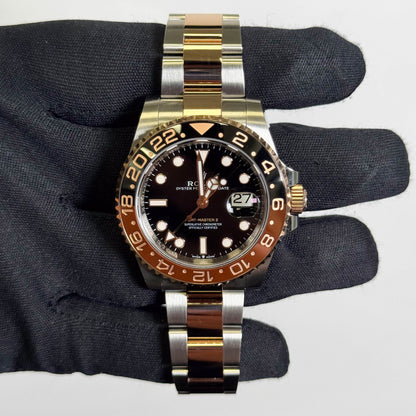 Rolex GMT-Master II 40mm Black Dial Watch Ref# 126711CHNR - Happy Jewelers Fine Jewelry Lifetime Warranty
