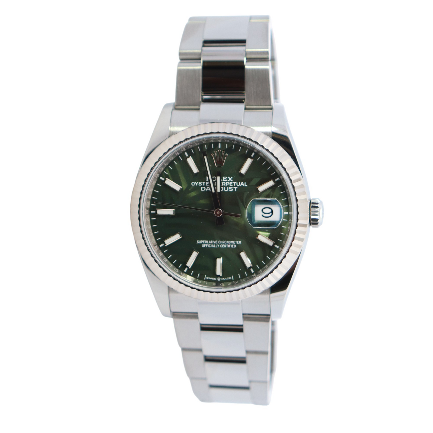 Rolex Datejust 36mm Green Dial Watch Ref# 126234