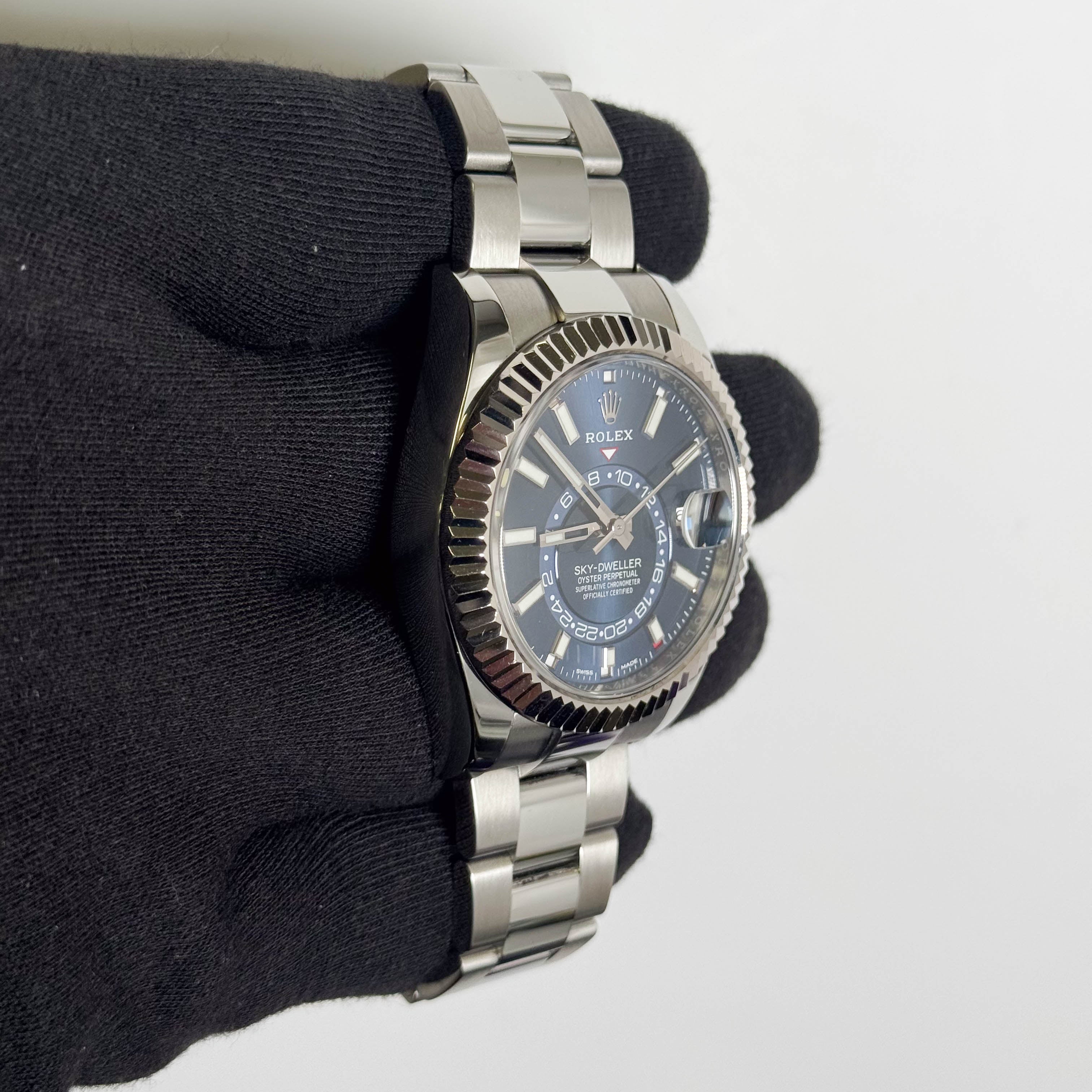 Rolex Sky-Dweller 42 mm Blue Dial Watch Ref# 326934