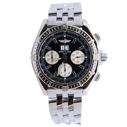 Breitling Crosswind 44mm Black Dial Watch Ref# A44355 - Happy Jewelers Fine Jewelry Lifetime Warranty