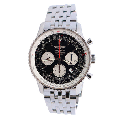 Breitling Navitimer 43mm Black Dial Watch Ref# AB0121 - Happy Jewelers Fine Jewelry Lifetime Warranty