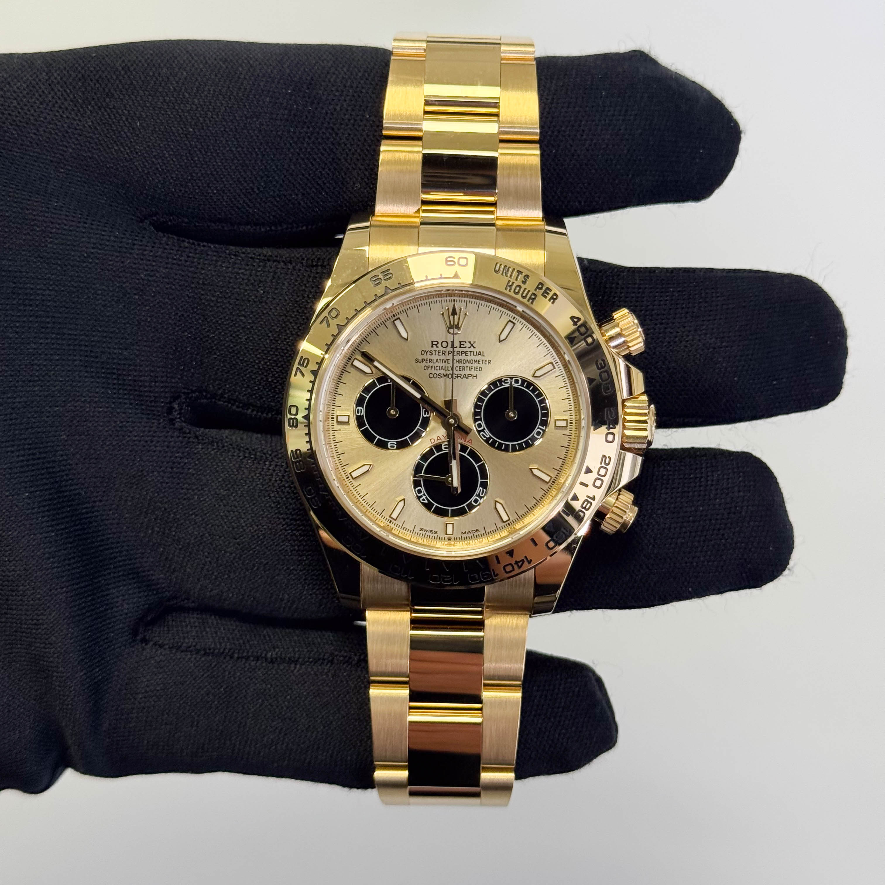 Rolex Daytona 40mm Champagne Dial Watch Ref# 126508 - Happy Jewelers Fine Jewelry Lifetime Warranty