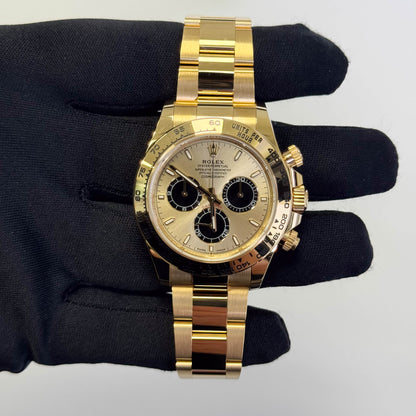 Rolex Daytona 40mm Champagne Dial Watch Ref# 126508 - Happy Jewelers Fine Jewelry Lifetime Warranty