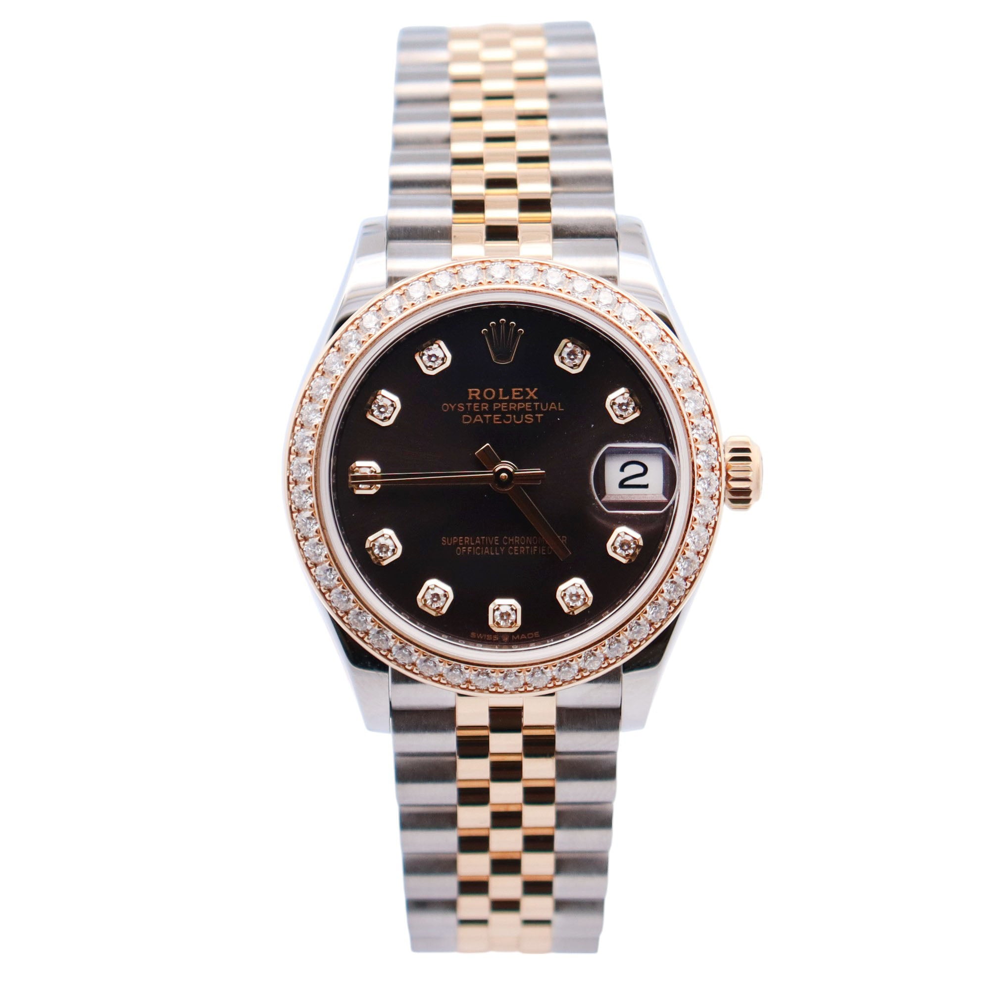 Rolex Datejust 31mm Grey Dial Watch Ref# 278383RBR - Happy Jewelers Fine Jewelry Lifetime Warranty