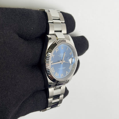 Rolex Datejust 41mm Blue Dial Watch Ref# 126334 - Happy Jewelers Fine Jewelry Lifetime Warranty