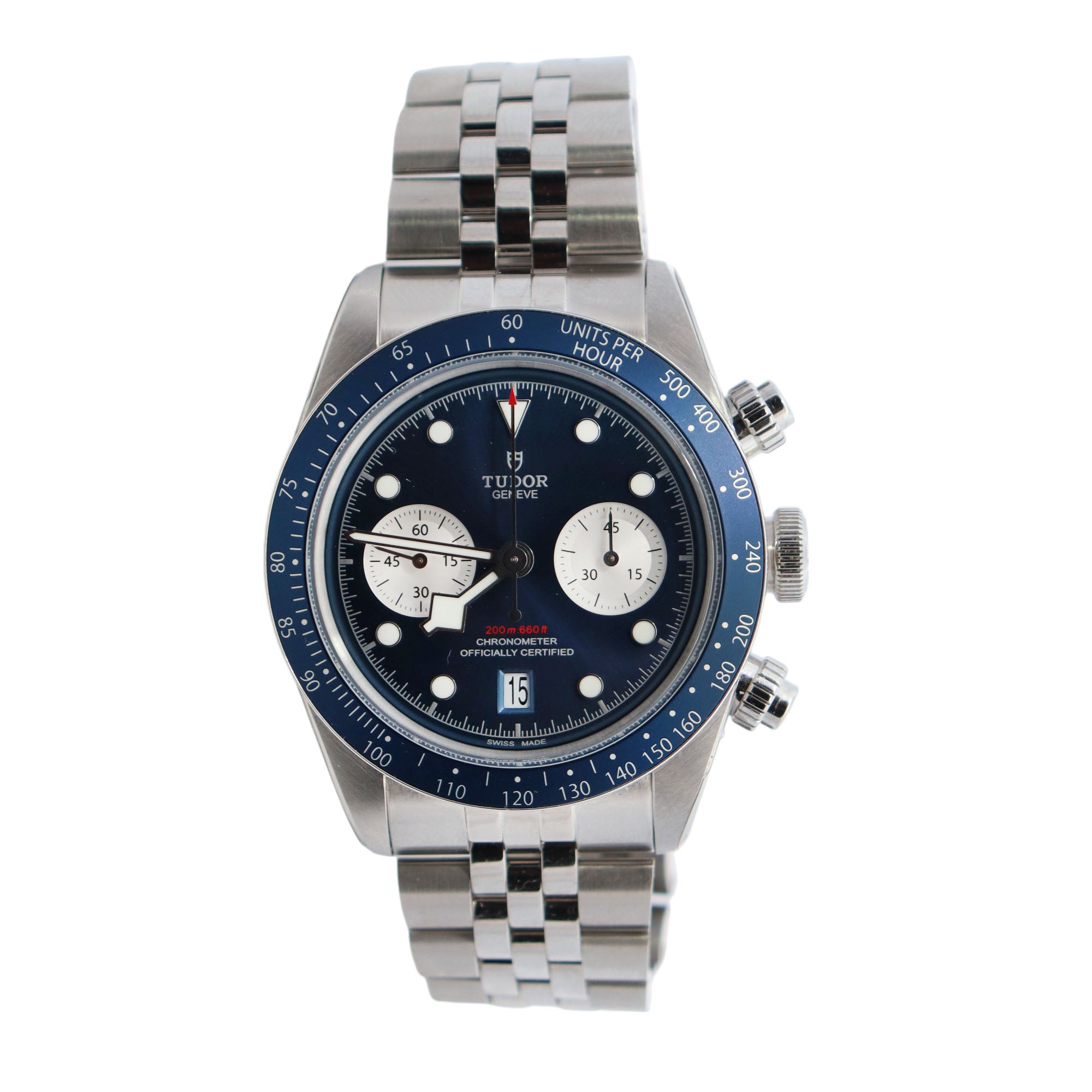 Tudor Black Bay 41mm Blue Dial Watch Ref# 79360B - Happy Jewelers Fine Jewelry Lifetime Warranty