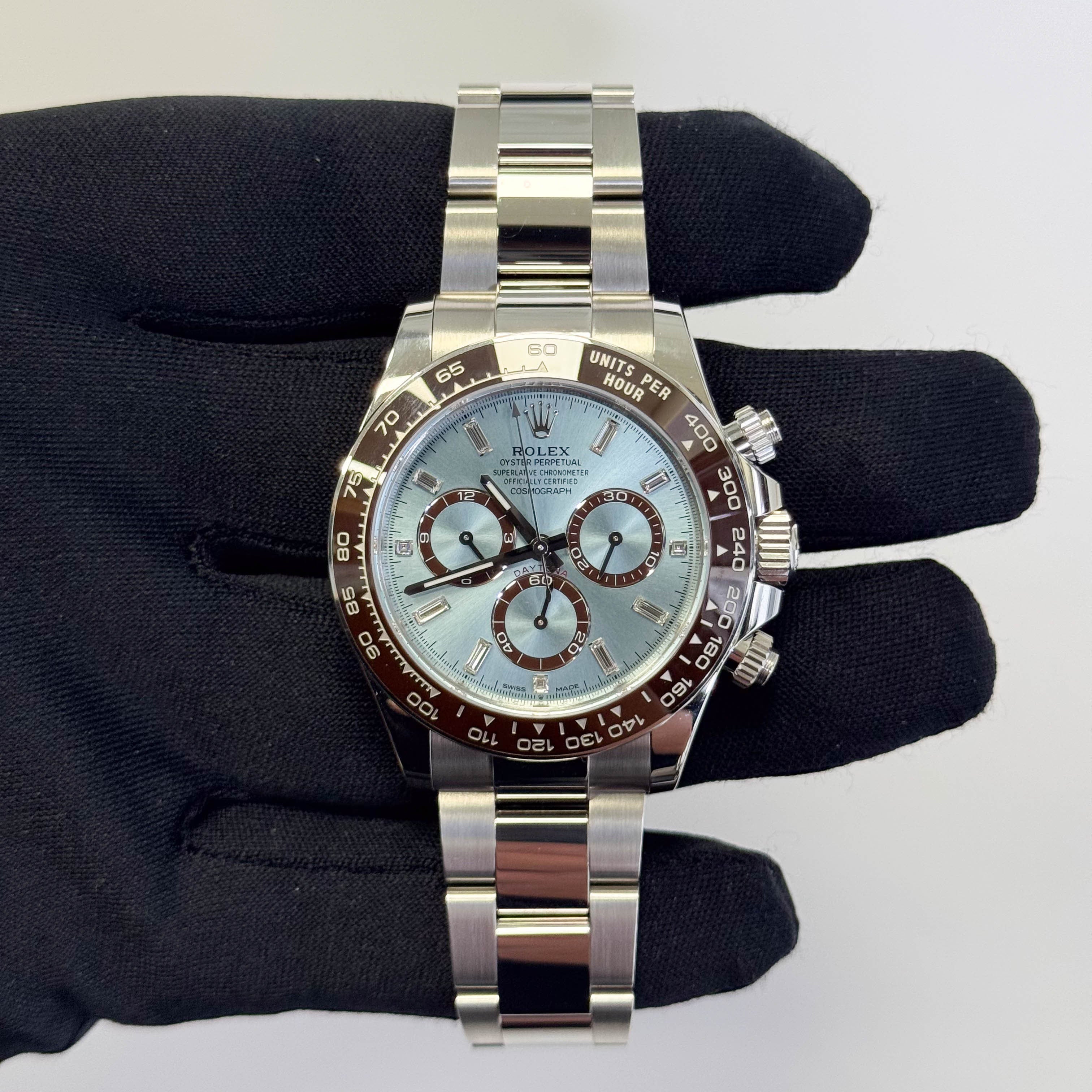 Rolex Daytona 40mm Ice Blue Dial Watch Ref# 126506 - Happy Jewelers Fine Jewelry Lifetime Warranty