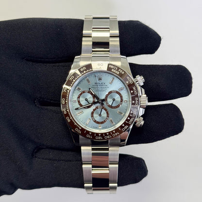 Rolex Daytona 40mm Ice Blue Dial Watch Ref# 126506 - Happy Jewelers Fine Jewelry Lifetime Warranty