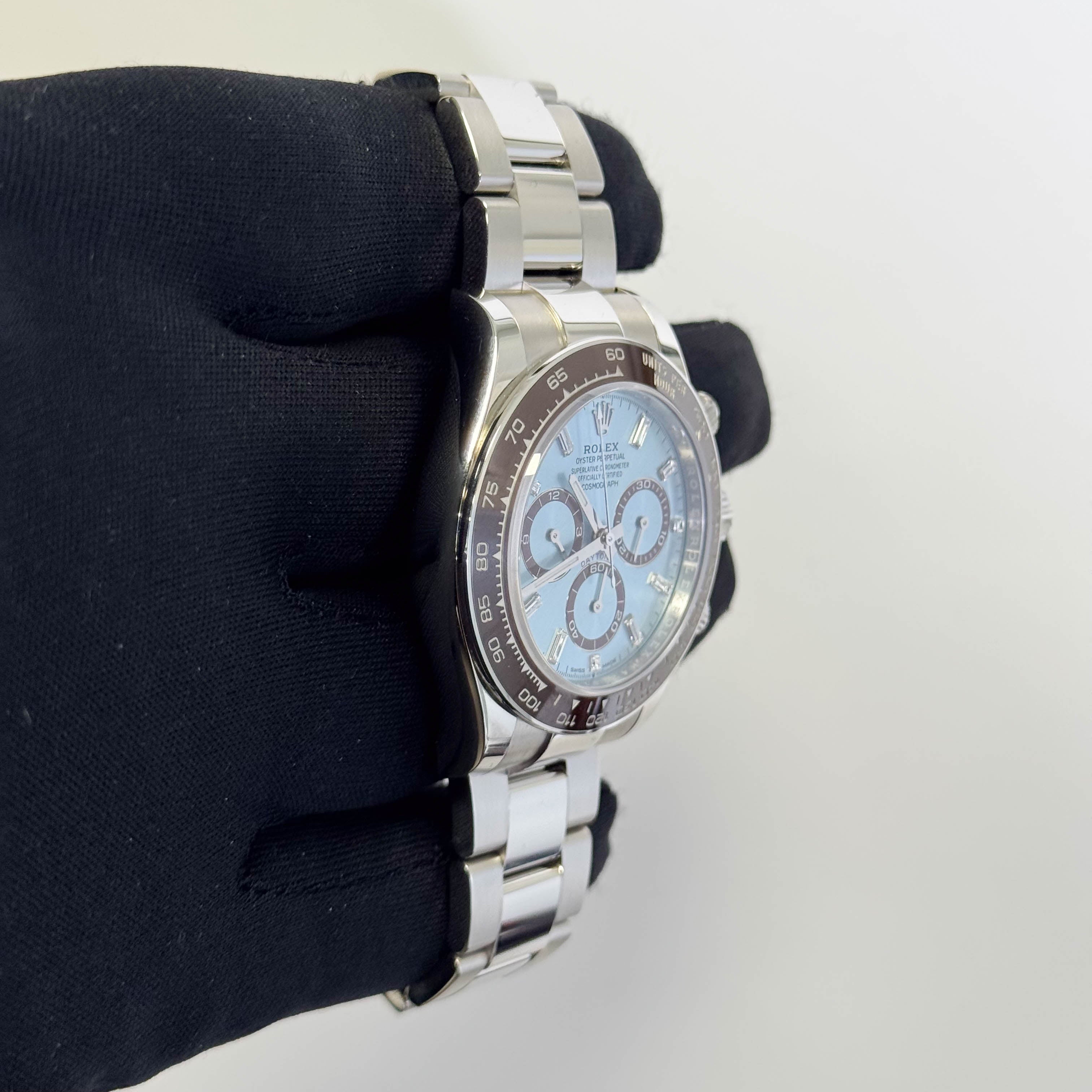 Rolex Daytona 40mm Ice Blue Dial Watch Ref# 126506 - Happy Jewelers Fine Jewelry Lifetime Warranty