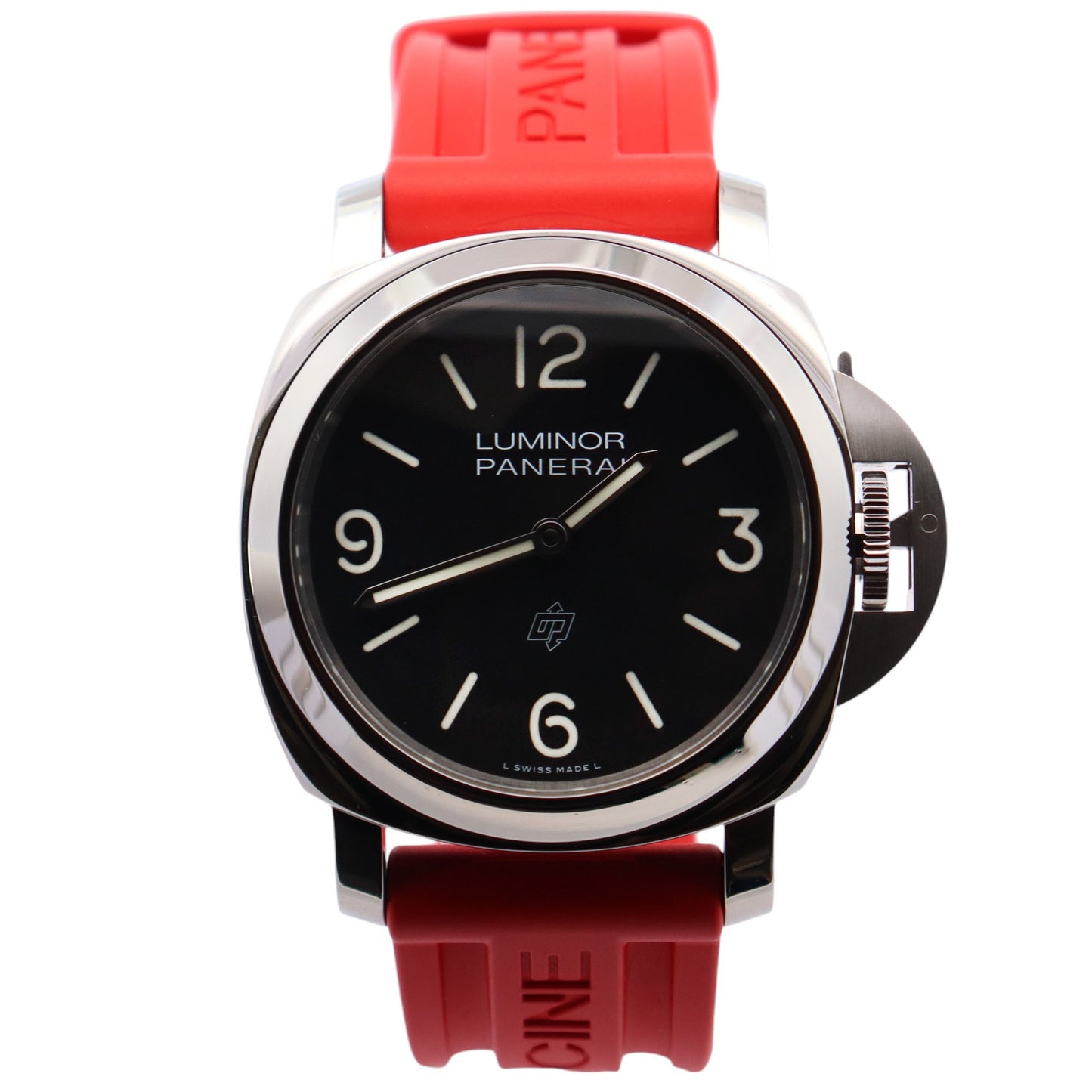 Panerai Luminor 44mm Black Dial Watch Ref# PAM01086