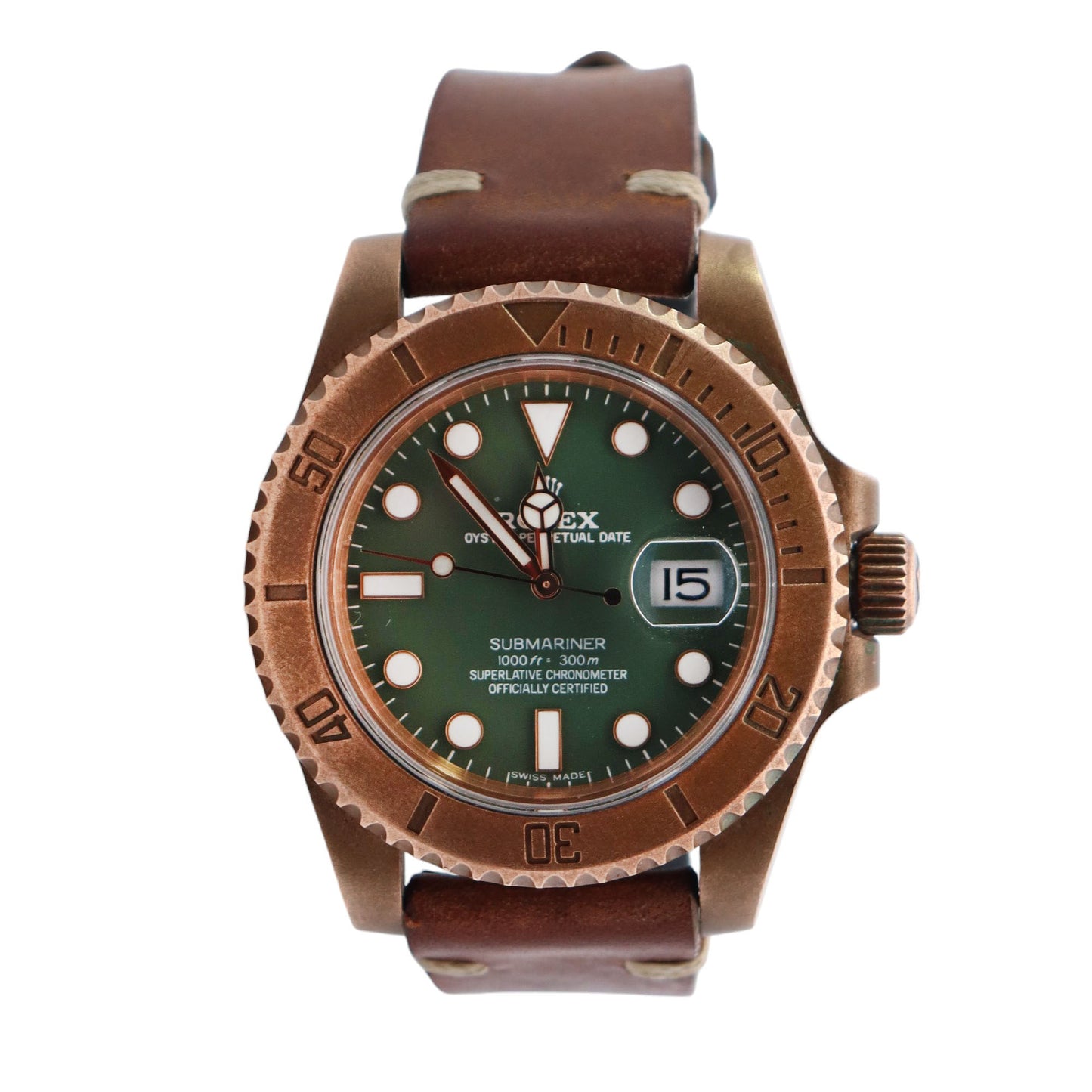 Rolex Submariner 40mm Green Dial Watch Ref# 11610