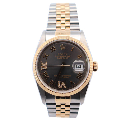 Rolex Datejust 36mm White Dial Ref# 16233 - Happy Jewelers Fine Jewelry Lifetime Warranty